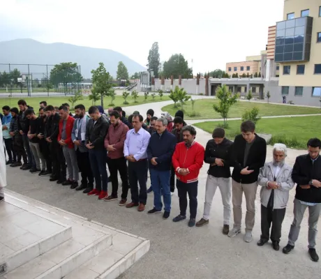 IUS Students Prayed Jenazah Prayer in absentia for killed Palestinians