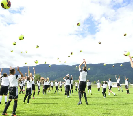 Juventus opened a Camp for young football players