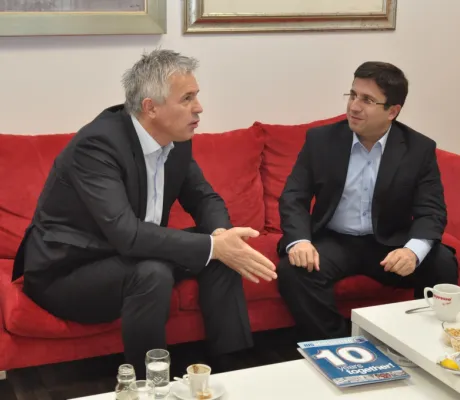 IUS Delegation visited Hayat TV