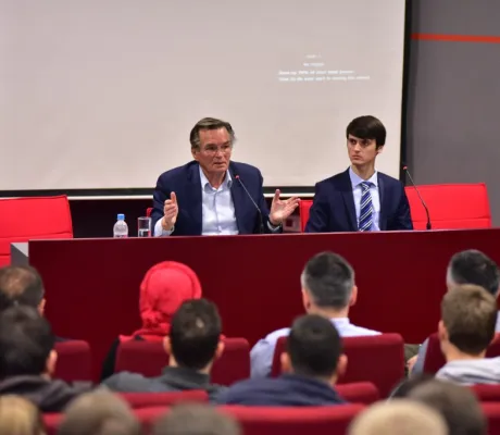 Dr. Haris Silajdžić gave a lecture at IUS