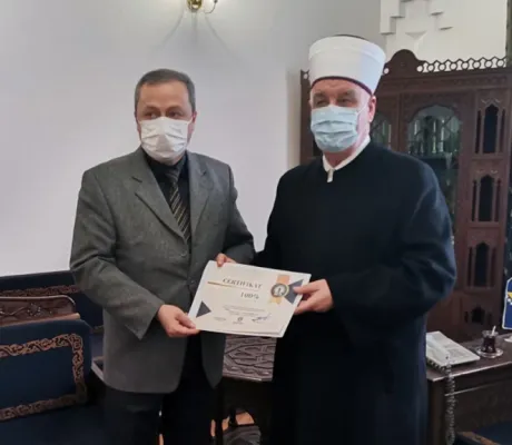 IUS Rector Visits Office of Reis ul-Ulema Husein ef. Kavazović