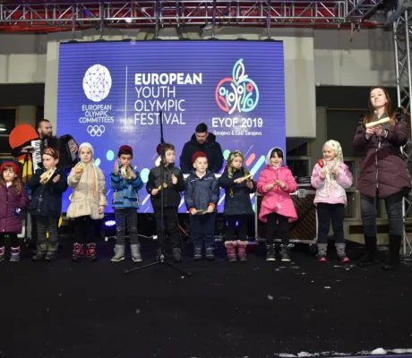 Kid IUS Took Part in EYOF 2019 Celebrations