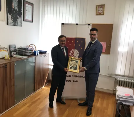 Courtesy visit to Ministry of Education, Science and Youth of Sarajevo Canton