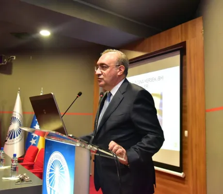 Ambassador of Republic of Turkey H.E. Haldun Koç Gave Lecture to IUS Freshmen