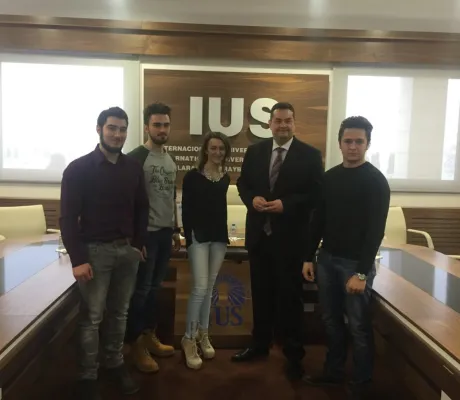 Vice Governor of Varaždin County presented scholarship to IUS student