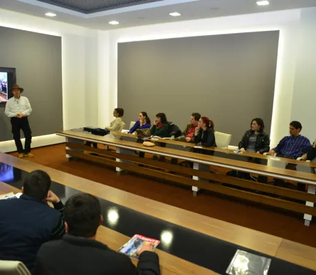 Dr. Semir Osmanagić visited IUS