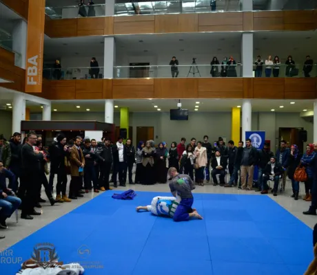 Adem Redžović presented Brazilian jiu-jitsu to IUS students