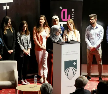 Students of IUS at the conference “Sarajevo and the World”