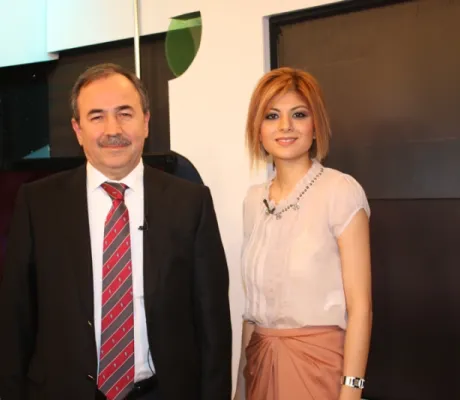 President of Board of Trustees Prof. Dr. Adem Baştürk guest at the SHOW TV