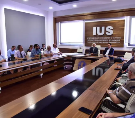 First in series of lectures of Dr. Huseyin Kansu held at IUS