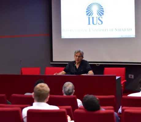 Prof. Dr. Metin Boşnak held a lecture at IUS