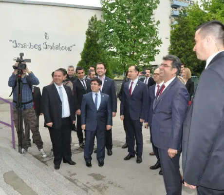 Orhan Erdem, Deputy Minister of Education of the Republic of Turkey visited first private primary school Isa Bey Ishaković on the occasion of Children's Day