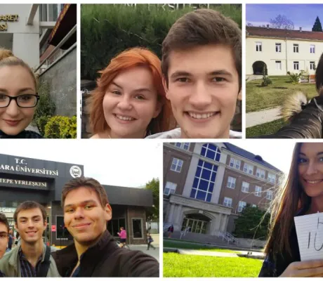 IUS Students on student exchanges around the world