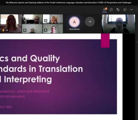 IUS ELIT Program Organizes the Youth Conference Language, Literature and Education: COVID-19 Perspectives and Challenges 