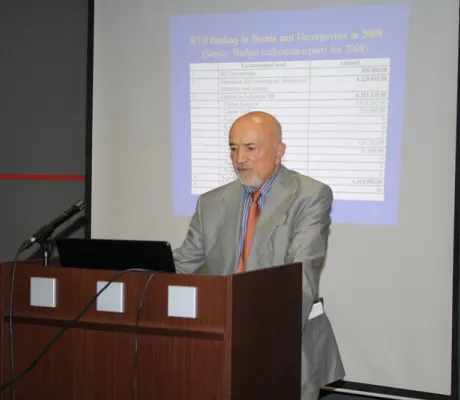 SARAJEVO LECTURE SERIES: Symposium on "Globalization of Higher Education, the Balkan Situation, Public vs. Private Universities" attracts lots of attention 