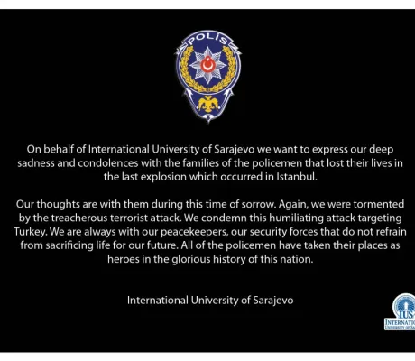 Announcement on terrorist attack in Istanbul