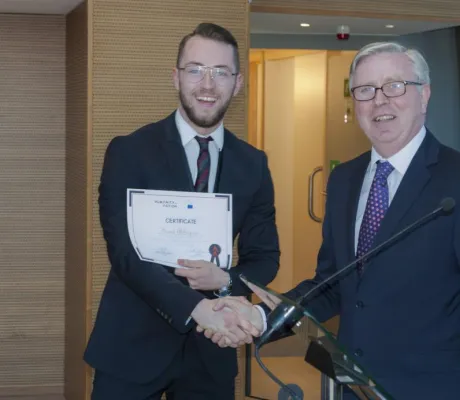 IUS student completed his internship in the European Parliament