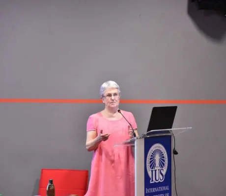 Prof. Dr. Lamija Tanović Gave a Lecture at IUS