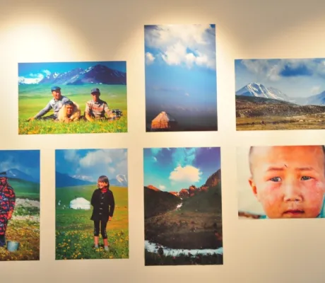 The exhibition Nomad Kyrgiz People on Tien Shan Mountains at IUS