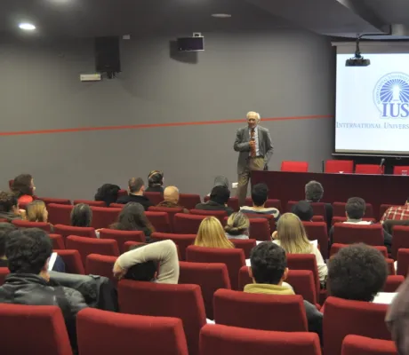 Professor Midhat Riđanović gave a lecture at IUS