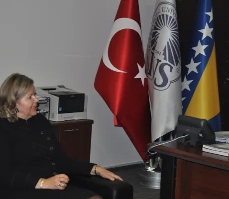 Selma Harrington from Griffith College Dublin visited IUS