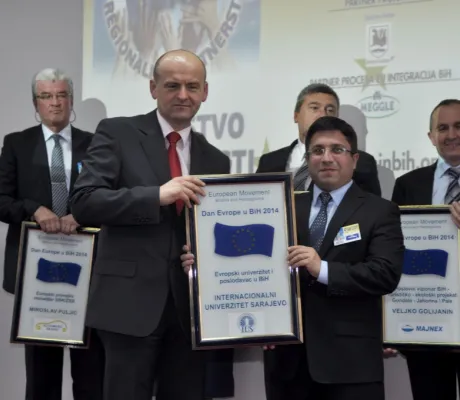 IUS awarded by European Movement in BiH