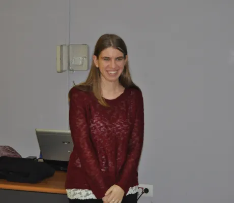 Alexandra Hartley gave a lecture at IUS
