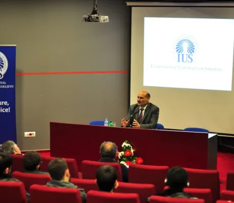 Ahmet Kavas held a lecture at IUS