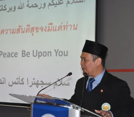 Assist. Prof. Dr. Sukree Langputeh gave a lecture at IUS