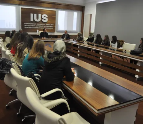 Meeting with students from Macedonia