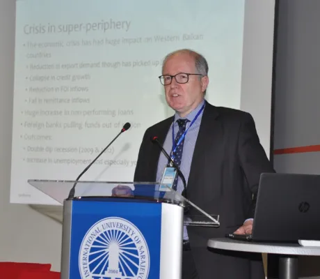 The First Sarajevo International Conference on "Global Crisis and Countries in Transition" held at IUS