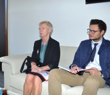 Deputy Ambassador of the Kingdom of Norway visited IUS