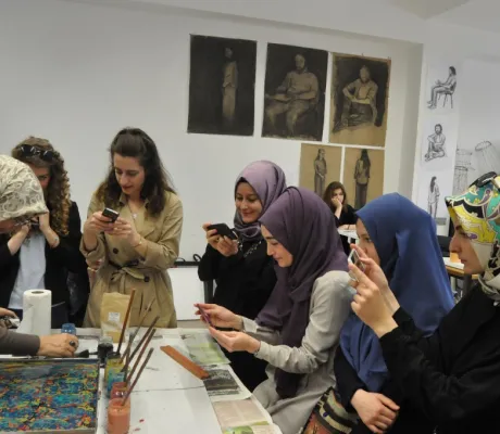 Master of Ebru Nihal Türe Held a Workshop at IUS