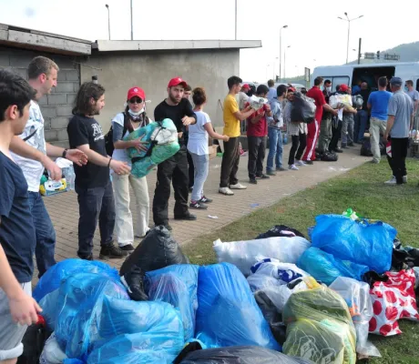 IUS students in the flood zone