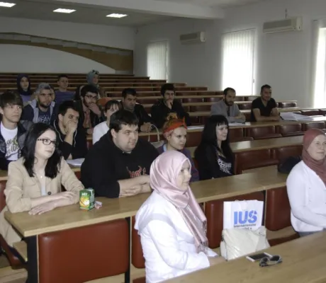 The ELIT professors and students visited University in Mostar