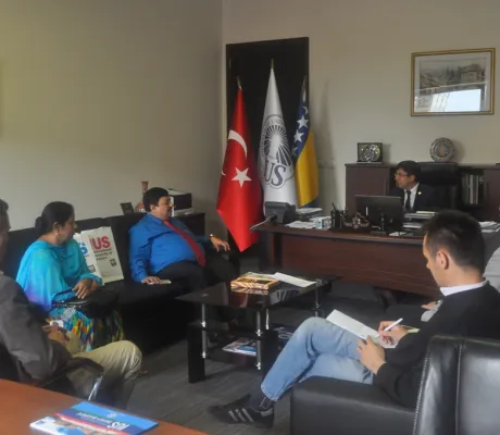 Athena Ventures President met with IUS Rector Prof. Dr. Yücel Oğurlu