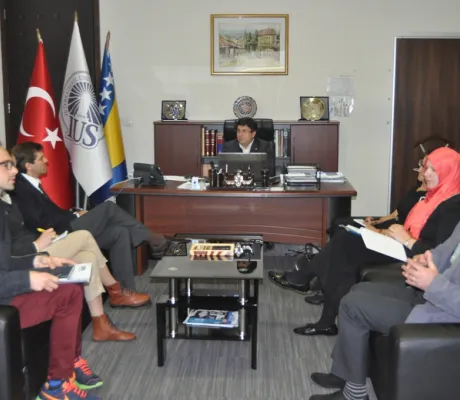 The Delegation of USA Embassy visited IUS