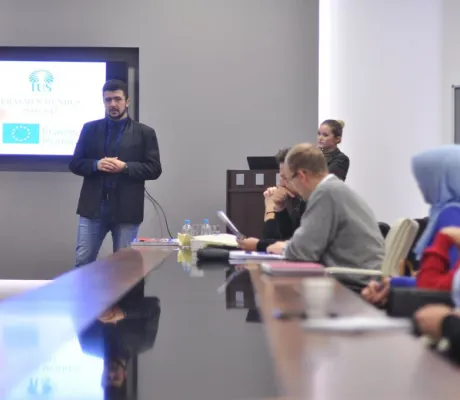 Ismail Šehić gave a lecture on Erasmus+ program