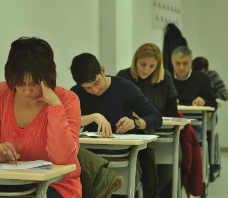 Fall semester Final examination of new students from Anatolia University