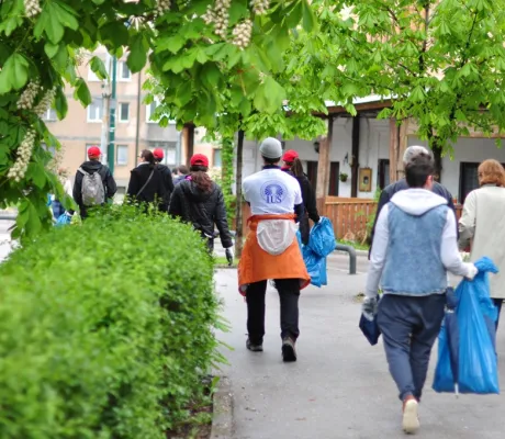 IUS students and professors participated in action of cleaning the Ilidža Municipality