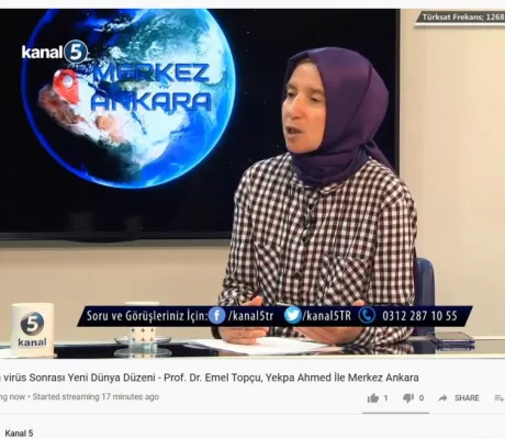 Prof. Dr. Emel Topçu spoke about COVID-19 at Kanal5