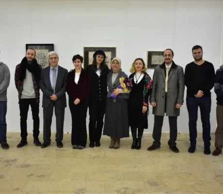 Ebru Exhibition by Nihal Türe Opened in Collegium Artisticum