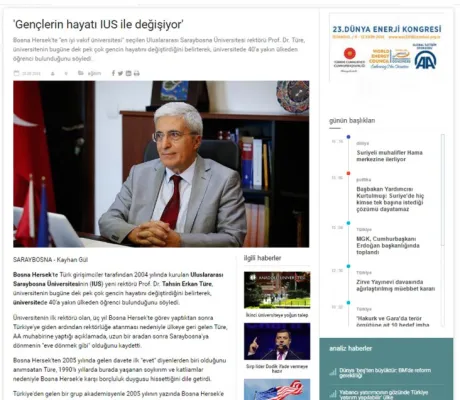 'Gençlerin hayatı IUS ile değişiyor'