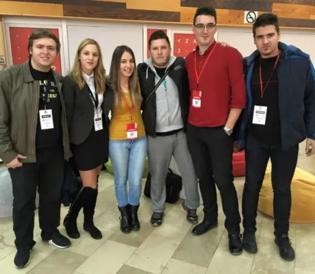 IUS Student Kemal Hrelja won the 2nd place at the Hackathon organized by US Embassy