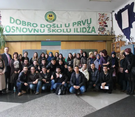 Visit to the First Primary School in Ilidža