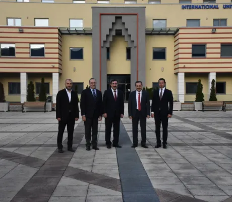 IUS was visited by Mr. Cevdet Yılmaz, Vice-Chairman and Chairmen of Foreign Affairs of AK Party