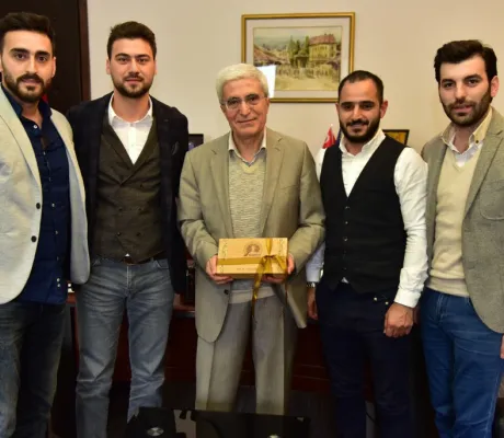 IUS Alumni Members visited IUS Rector