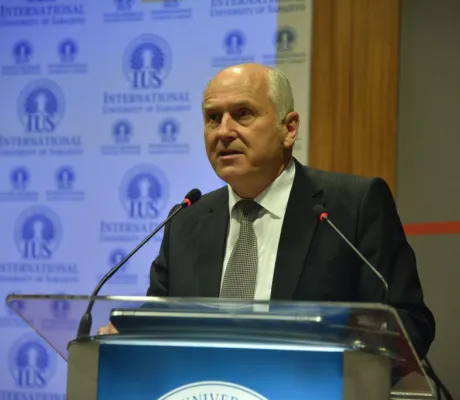 High Representative Valentine Inzko held lecture at IUS