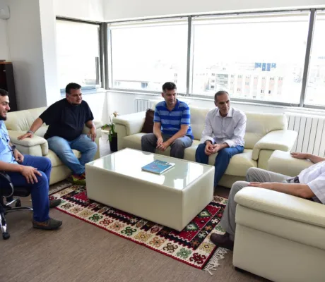 Meeting of TİKA Course Instructors with IUS Rector 