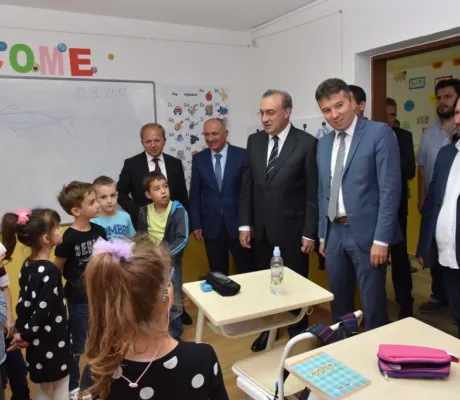 Turkish Ambassador Koç visited “Isa-beg Ishaković” Elementary